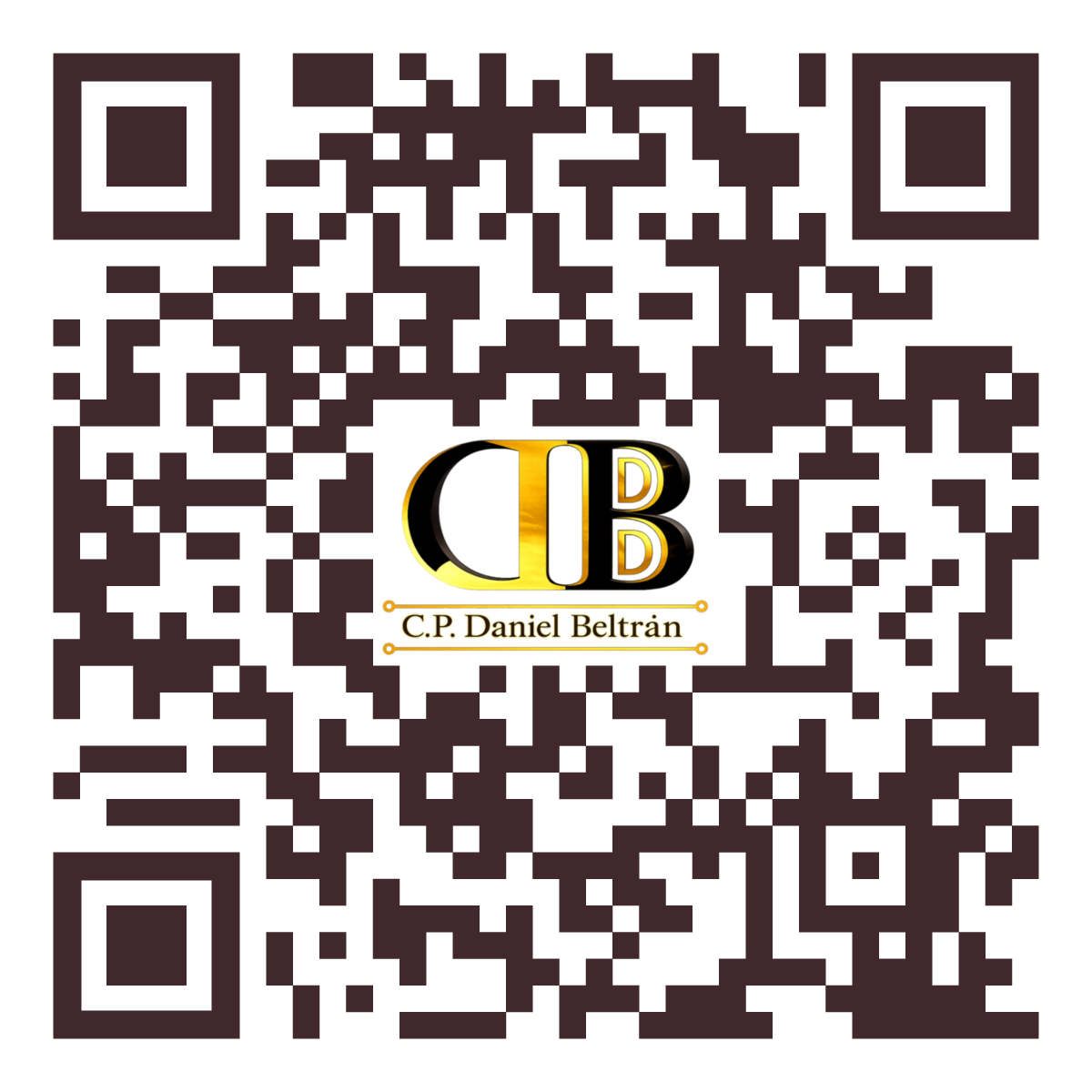 Código QR de contacto de Daniel Beltrán